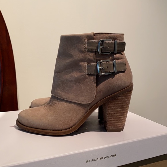 Grey Jessica Simpson booties - Picture 3 of 5